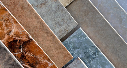 Glazed ceramic tiles