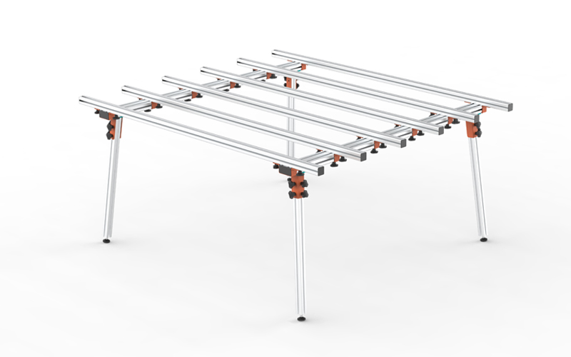 Large Format Slab Workbench DB-TB-3 180cm |Spacious Design | Ideal for Large Slab Handling