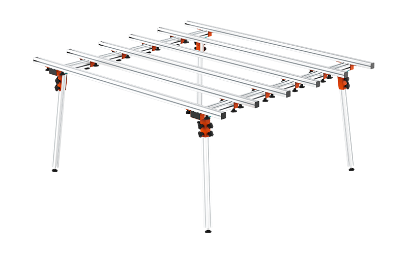 Large format slab workbench